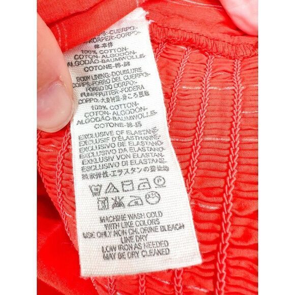 Free People Y2K Cropped Striped Poplin Blouse Size Medium - Picture 6 of 6